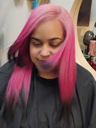 Hime Cut and Dipped Ends: A Flamingo-Inspired Hairstyle