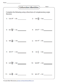 Pin On Trigonometry Worksheets