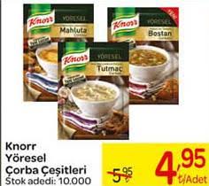 Her akşam ana yemek öncesi sevdikleriniz ile mutluluk içerisinde. Knorr Yoresel Corba Cesitleri Indirimde Market