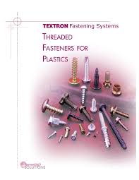 Threaded Fasteners For Plastics Technical Manual Pages 1