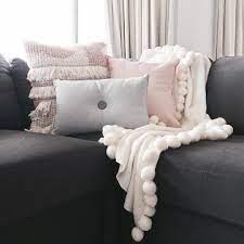 Happy Monday Everyone Interiordesign Interiorstyling Interior Propertystyling Blue And Pink Living Room Living Room Cushions Lounge Cushions