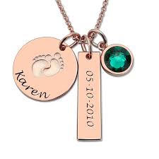 Check out our popular baby earrings in 14k yellow, white gold and 925 silver. Ailin Baby Feet Birthstone Necklace Personalized Name And Date Necklace Rose Gold Color New Baby Jewelry Push Present Name Necklace Necklace Namenecklace Personalized Aliexpress