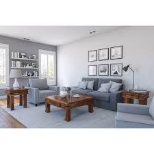 Check spelling or type a new query. Terrarum Rustic Solid Wood 3 Piece Square Coffee Table Set