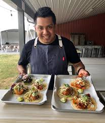 Begin by making the slaw, which is a combination of shredded red cabbage, chopped red onions, cilantro, apple cider vinegar, oil. Eat Drink And Be Murphy Tasting Tacos At Neno S In Canandaigua Ny