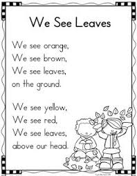 Poetry Shared Reading In Kindergarten Kindergarten Poems Kids Poems Sight Words Kindergarten