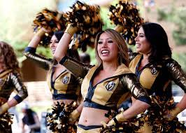 Wählen sie aus erstklassigen inhalten zum thema golden knights cheerleaders in höchster qualität. Vegas Golden Knights Cheerleaders Rile Up The Crowd During Attend A Vgk Watch Party For Game Six Of The Stanley Cup Playoffs Outside On Toshiba Plaza In Las Vegas On Sunday May