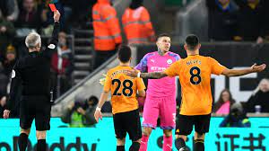 And look what it is… ederson had difficulties to take goal kicks. This Game Has Had Everything Red Card And Double Var Drama Highlight Wild Man City Wolves Match Goal Com