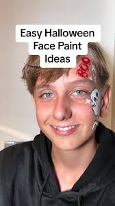 Toddler Ghost Face Paint Diy