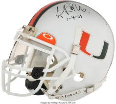 Miami dolphins original autographed football nfl helmets. 2003 Sean Taylor Game Worn Signed Miami Hurricanes National Lot 82734 Heritage Auctions