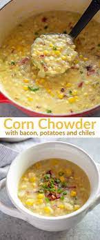 Corn Chowder Recipe Chowder Recipes Corn Chowder Recipe Chowder