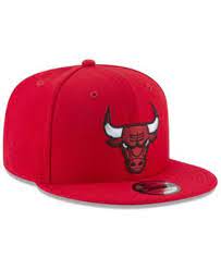 New Era Chicago Bulls Team Metallic 9fifty Snapback Cap Red Adjustable Chicago Bulls Team New Era Hats Jordan Hats