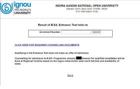 Candidates can check the merit list of b.ed entrance test from the official website as per region wise. à¤‡à¤— à¤¨ à¤¬ à¤à¤¡ à¤° à¤œà¤² à¤Ÿ 2021 How To Check Ignou B Ed Entrance Result 2021