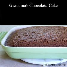 Grandmas Chocolate Cake Recette