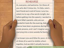 Some people think that a maid of honor is just one of the bridesmaid with more authority. Help Writing A Maid Of Honor Speech How To Write The Perfect Maid Of Honor Speech For A Wedding