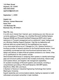To whom it may concern, i would hereby like to apply for the master program of construction management and engineering, specialization design management in construction at the university of twente for the 2017 fall term. It Manager Cover Letter Sample Letters Examples