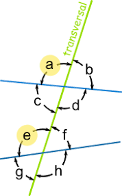 Corresponding Angles Definition Illustrated Mathematics Dictionary