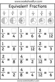 Equivalent Fractions Math Fractions Worksheets Fractions Worksheets Math Fractions