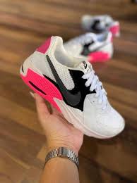 An example of fusion, the nike air max 270 react, as one cohesive unit of two distinct parts, bears looks strong in silhouette while often staying equivalen. Tenis Nike Air Max Feminino Confortavel R 139 90 Cor Rosa 25833 Compre Agora Shafa