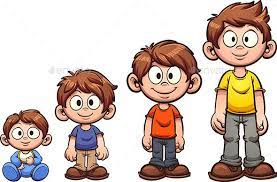 Growing Up Cartoon Boy Up Cartoon Illustration Art