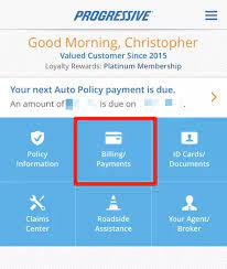 How To Pay Your Progressive Car Insurance Bill Via The Progressive App On An Iphone Or Ipad