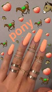 Image uploaded by fashion and beauty. Like What You See Follow Me For More Robincrystal94 Peach Nails Gel Nails Nail Colors
