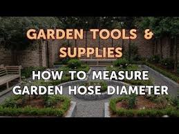 There are a number of common attachments available for the end of the hose, such as sprayers and sprinklers (which are used to concentrate water at one point or to spread it over a large area). How To Measure Garden Hose Diameter Youtube