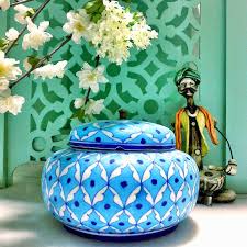 Aurea The Exquisite Blue Pottery Blue Pottery Designs Blue Pottery Jaipur Blue Pottery