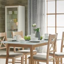 ★esprit scandinave ★fabriquée par la. Table A Manger Extensible Veneer 140 180x80cm Blanc Bois De Chene Style Scandinave Achat Prix Fnac