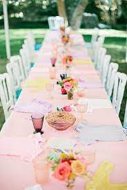 25 Pastel Baby Shower Diys For Spring Babies Pastel Baby Shower Baby Shower Table Set Up Baby Shower Decorations Neutral