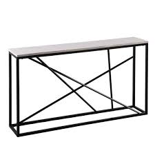 Capable Of Acting As A Display Space Under A Wall Mounted Tv Or A Space Saving Catch All In The Skinny Console Table Scandinavian Console Tables Console Table
