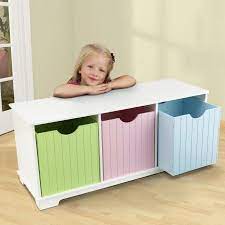 Kidkraft Nantucket Storage Bench Pastel Walmart Com Storage Bench Kids Storage Bench Bench With Storage