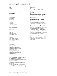 41.31 g ca (oh) 2. Sol Upper Int Progress Tests Answer Key B Vocabulary