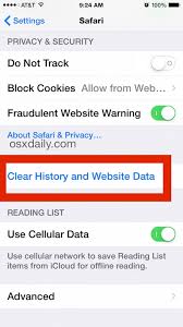 If you want to remove a cookie and website data for a specific website. Clear History Cache And Cookies From Safari Browser On Iphone Ipad Osxdaily