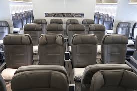 All the seats are standard except the seats 1g and 1j. Review American Airlines 777 300er Premium Economy Daytime Flight