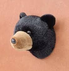 Big Black Bear Stuffed Animal 7 5 Black Bear Stuffed Animal Head Wall Mount 6 5 X 7 X 7 5 Each Item May Vary Slightly From Above Phot Plush Stuffed Animals Bear Stuffed Animal Pet Toys