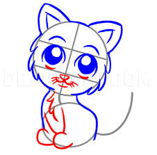 This cat drawing tutorial is a new addition to our ever growing collection of step by step drawing tutorials for all ages. How To Draw A Simple Cat Step By Step Drawing Guide By Dawn Dragoart Com