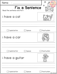 Free Reading And Writing Practice Writing Practice First Grade Worksheets First Grade Writing