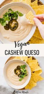 Vegan Queso Dip Paleo Gluten Free Dairy Free Aline Made Vegan Cashew Cheese Vegan Queso Dip Vegan Mexican Recipes