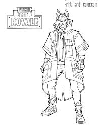 Apply Fortnite Coloring Pages Drift All fortnite skins and characters.
