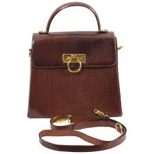 Vintage Salvatore Frragamo Lezard Crossbody Bag Ferragamo Bag Crossbody Bag Bags