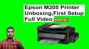 Not sure what your model is? Epson M205 Printer Unboxing First Installtion Setup Ii à´®à´²à´¯ à´³ Youtube