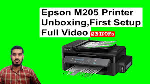 Manda un mensaje a epson para obtener soporte técnico. Epson M205 Printer Unboxing First Installtion Setup Ii à´®à´²à´¯ à´³ Youtube