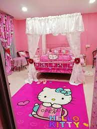 Dekorasi Kamar Hello Kitty Model Karpet Hello Kitty Dekorasi Kamar Kamar Tidur Pink