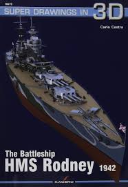 By the end of the war, the two ships had seen hard use without any significant refit or repair and were worn out, especially their machinery. The Battleship Hms Rodney Super Drawings In 3d Cestra Carlo 9788366148284 Amazon Com Books