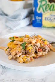 A type of pasta made with flour and water and sometimes eggs, cut into thin strips. Beef Noodle Casserole Dinners Dishes And Desserts