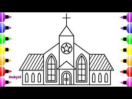 Quick and easy drawing instruction for beginners. Simple Church Sketch At Paintingvalley Com Explore Collection Of Simple Church Sketch