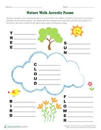 Nature Walk Acrostic Poems Acrostic Acrostic Poem Walking In Nature