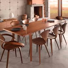 Plywood is an engineered wood made from multiple layers of thin veneer that are glued together. Contemporary Table Cdt Cherner Molded Plywood Plywood Base Rectangular