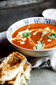 Easy Tomato Soup With Grilled Cheese Simply Delicious Recipe Food Recipes Soup Recipes