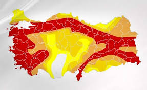 Deprem tehlike haritası ri̇sk haritası. Turkiye Nin Deprem Haritasi Guncellendi Habercim19 Corum Haber Merkezi